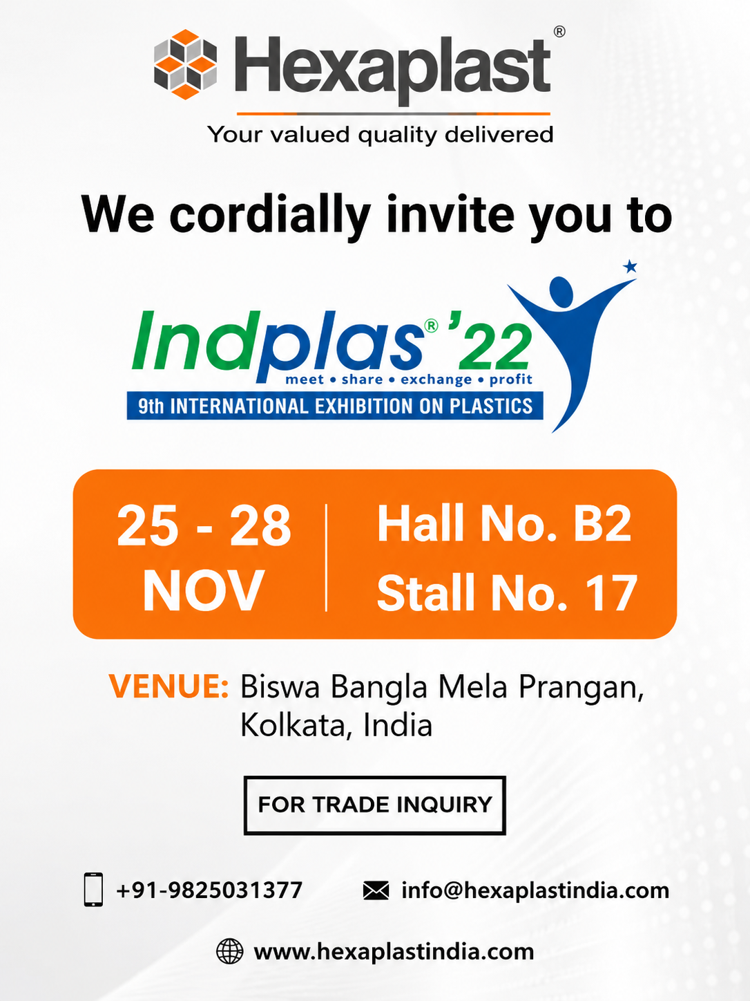 Hexaplast Industry Exhibition