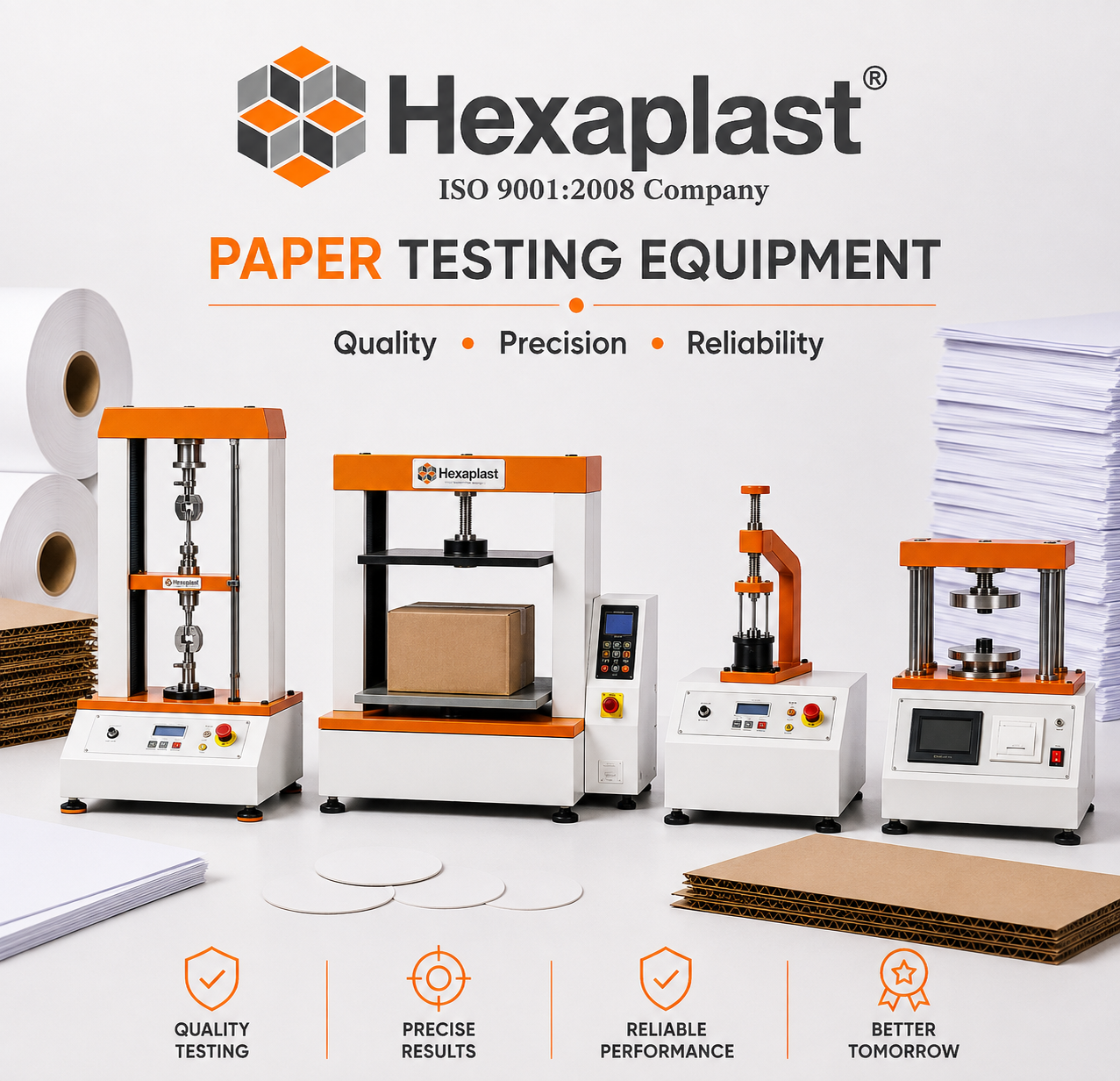 Hexaplast Paper Testing Laboratory Equipment